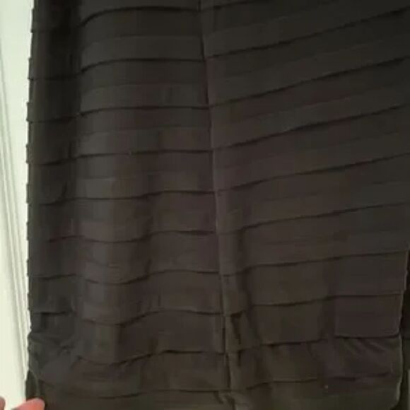 Formal Betsy & Adam One Shoulder Mermaid Gown with Sequins 8P - Picture 2 of 6